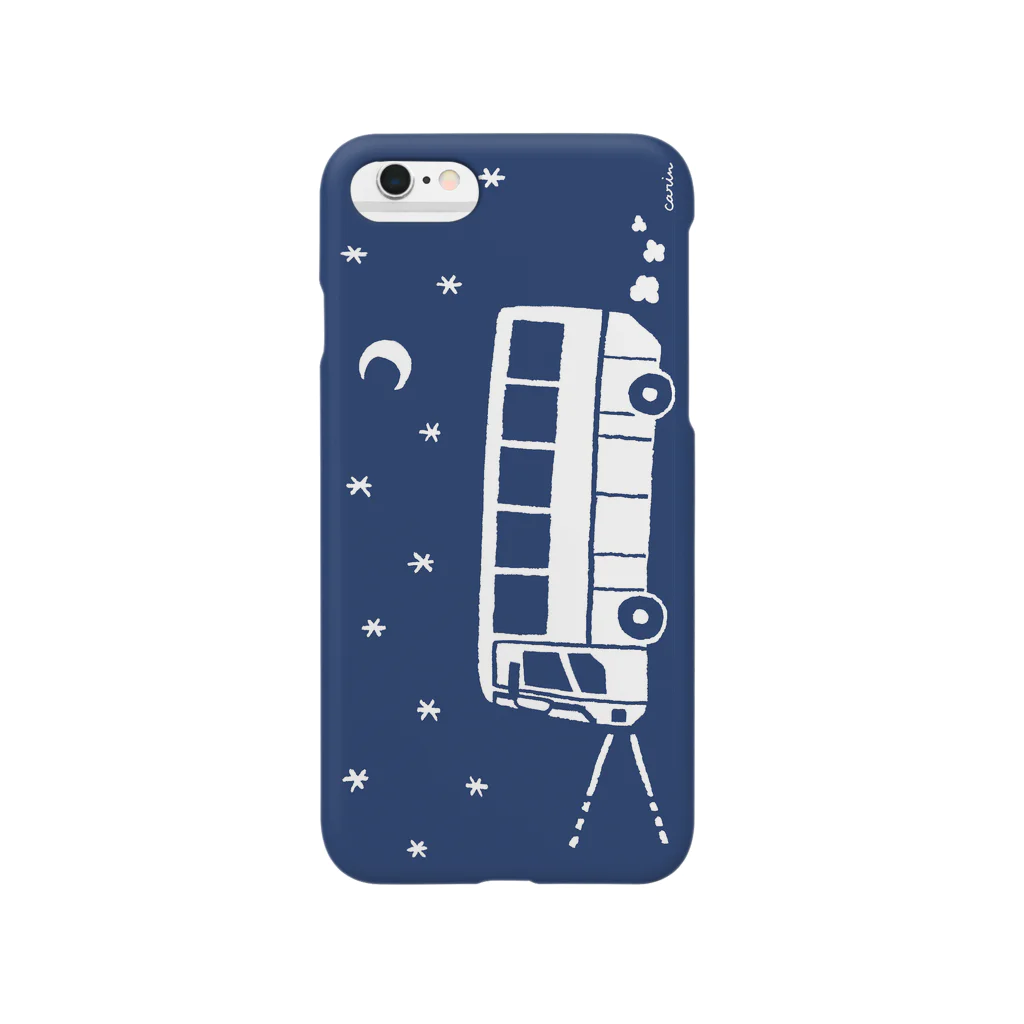 小川かりんの夜行バス出かけましょう(シルエット・ネイビー) Smartphone Case