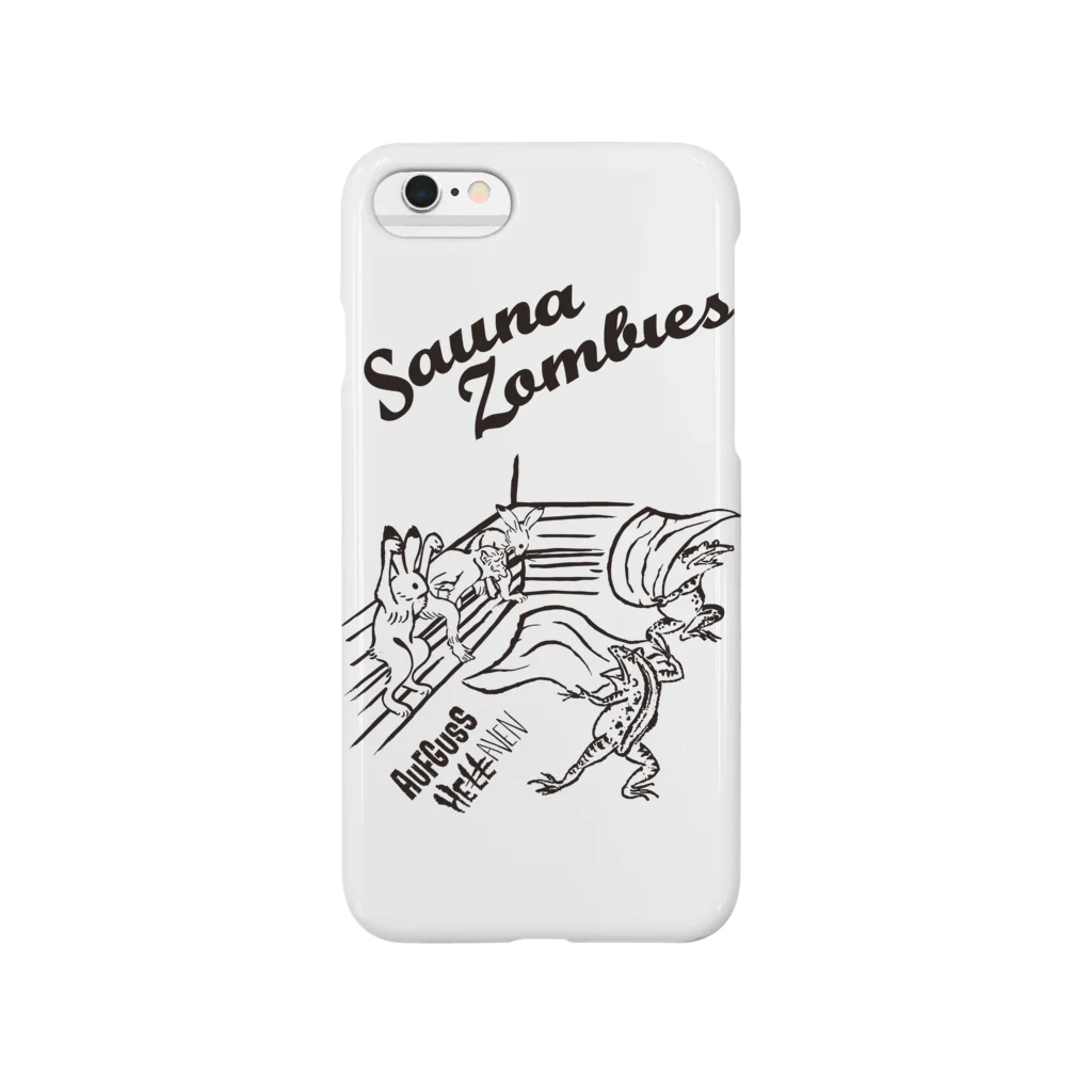 SAUNA ZOMBIESのSAUNA ZOMBIES -アウフギーガ スマホケース - Smartphone Case