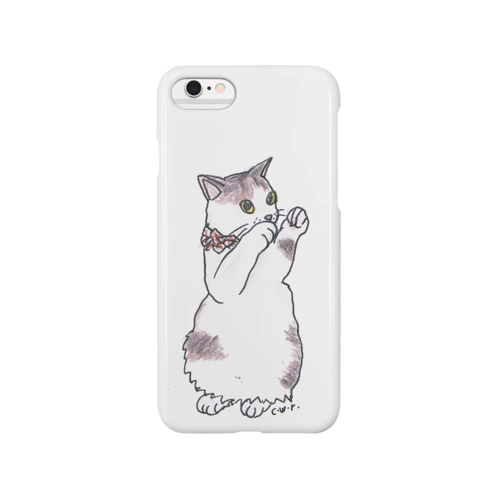 CUROGNACの100nyans046.maneki_luckycat Smartphone Case