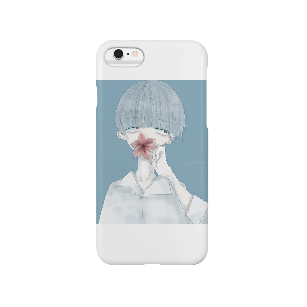 月で拾ったあの欠片の君にこの花 Smartphone Case