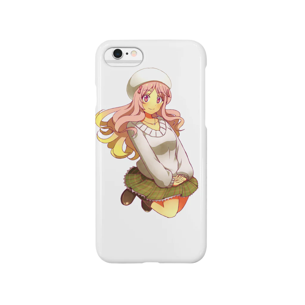 アニクロス(suzuri店)のクロスちゃん(冬服ver.) Smartphone Case