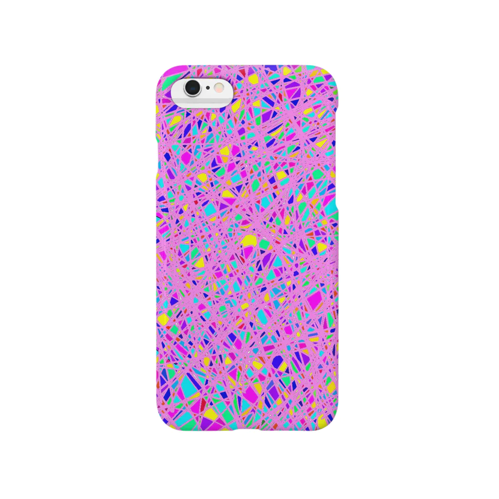 ERiSA-artのPink colorful phone case スマホケース