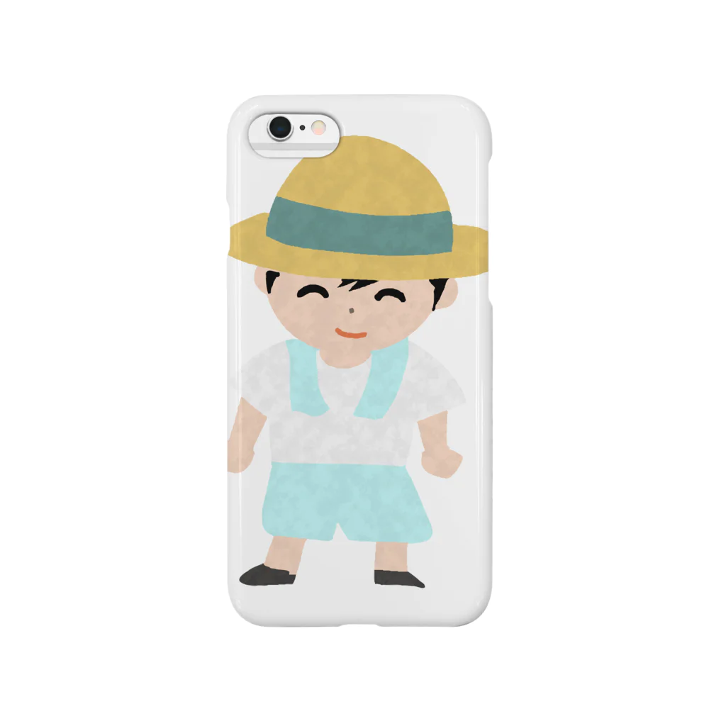 chicodeza by suzuriの普通の農夫のiphone6、7ケース Smartphone Case