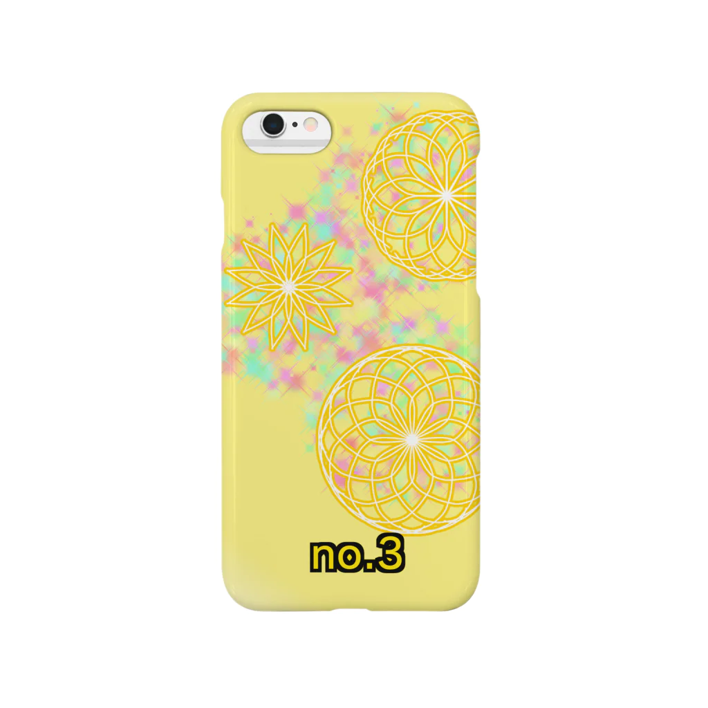 86ka factoryのNo.3　yellow Smartphone Case