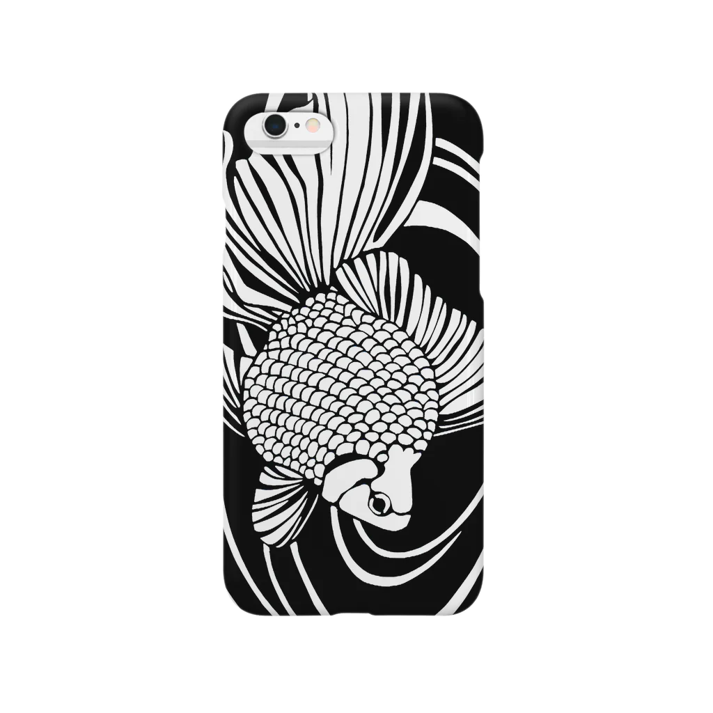 海人〜うみんちょ〜の切り絵金魚 琉金 〜雅〜 Smartphone Case