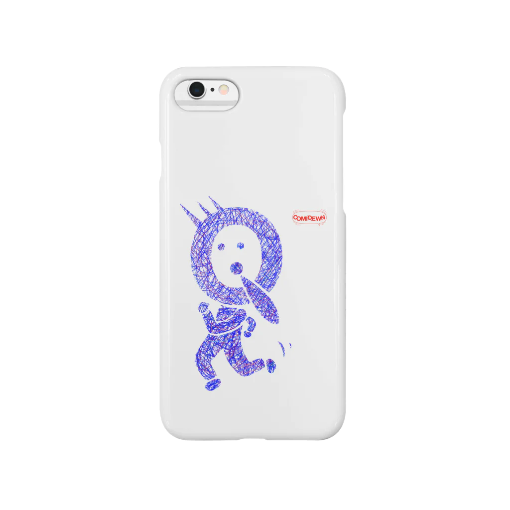 comiqewnのQfaceTシャツ Smartphone Case