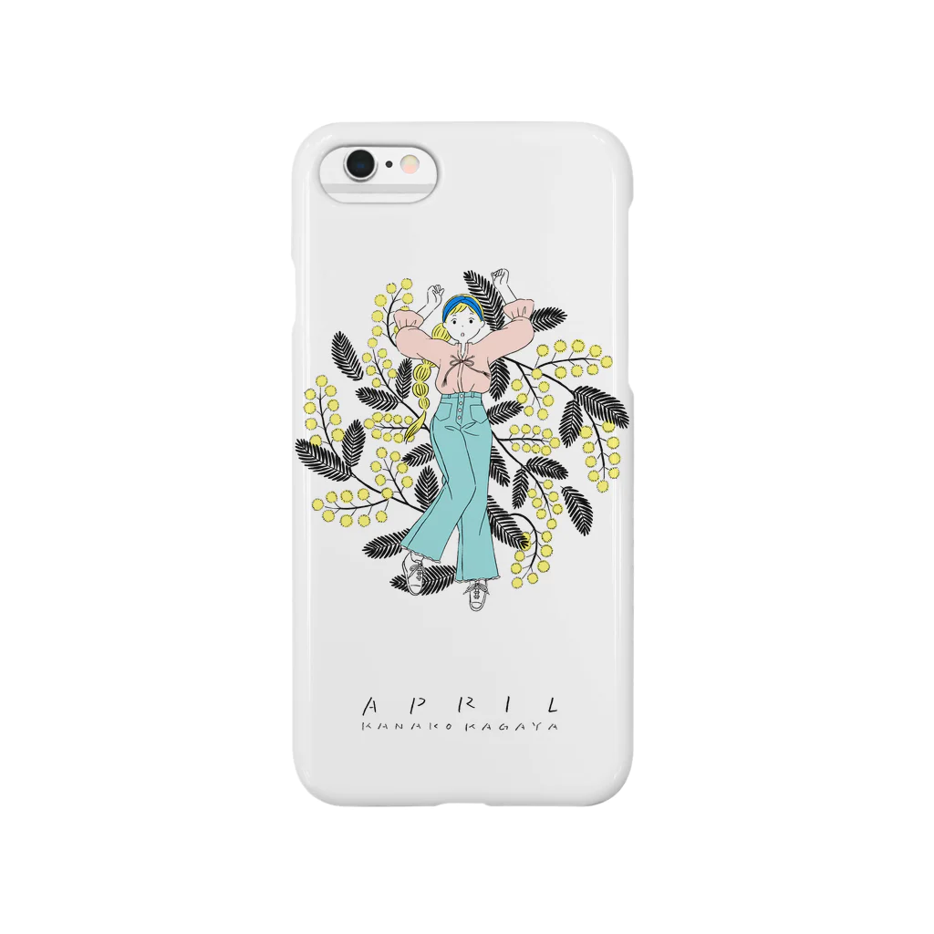 Kanako Kagayaの4月のスマートフォンケース Smartphone Case