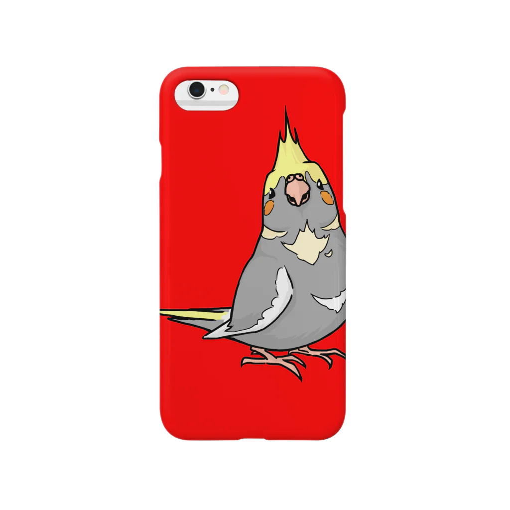 one-naacoのオカメインコ(ノーマルパイド)iPhoneケース Smartphone Case