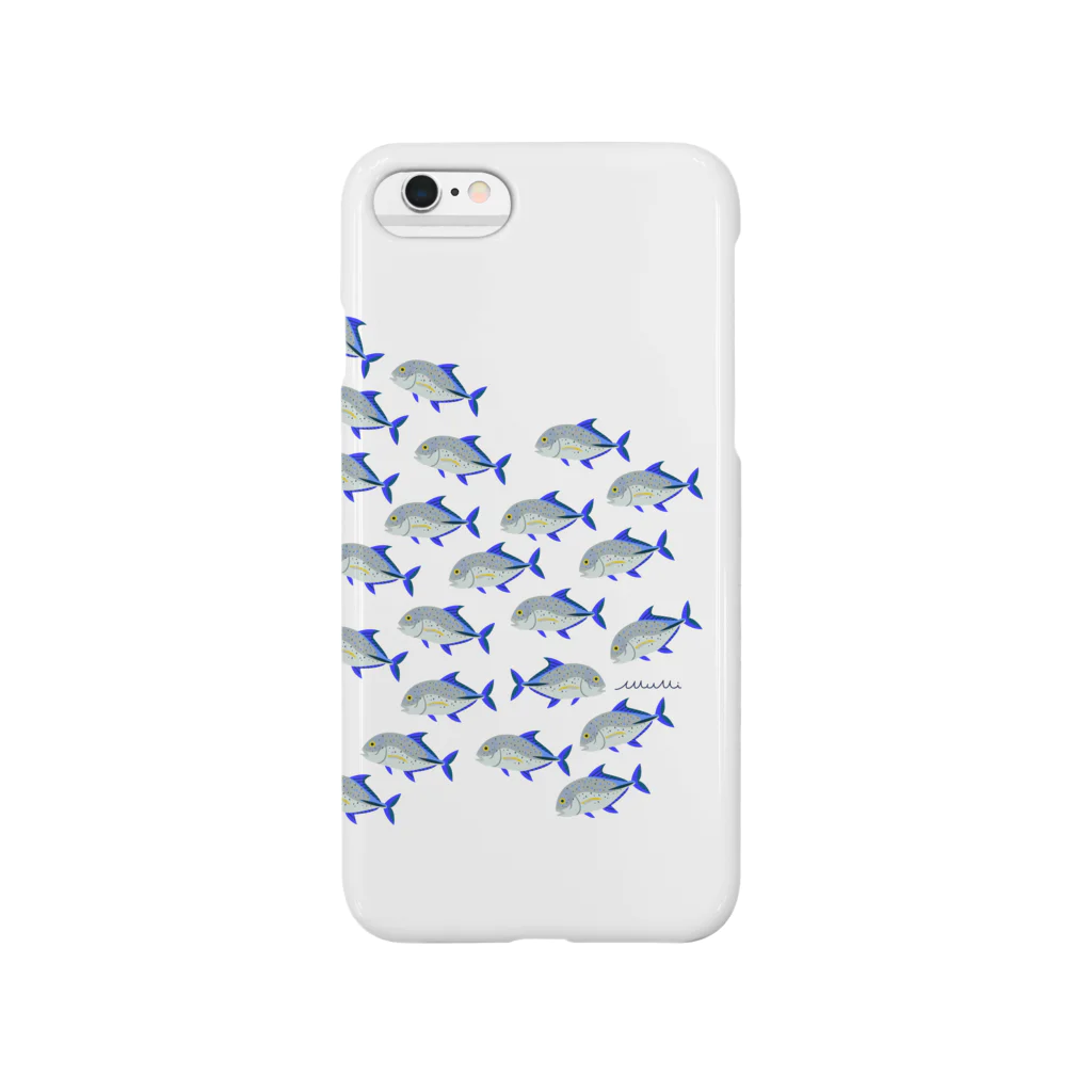 Astrio SUZURI店の魚の群れ カスミアジ Smartphone Case