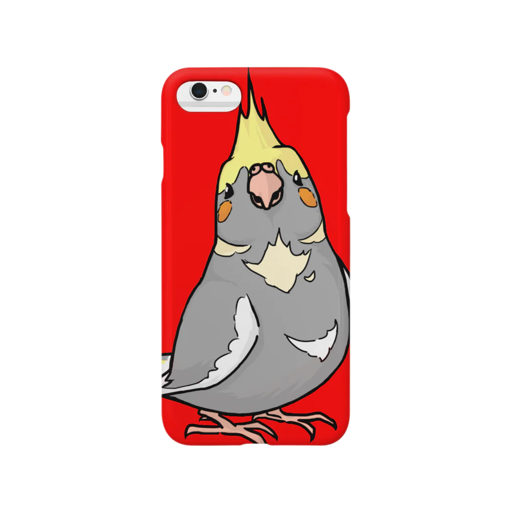 one-naacoのオカメインコ(ノーマルパイド)iPhoneケース Smartphone Case