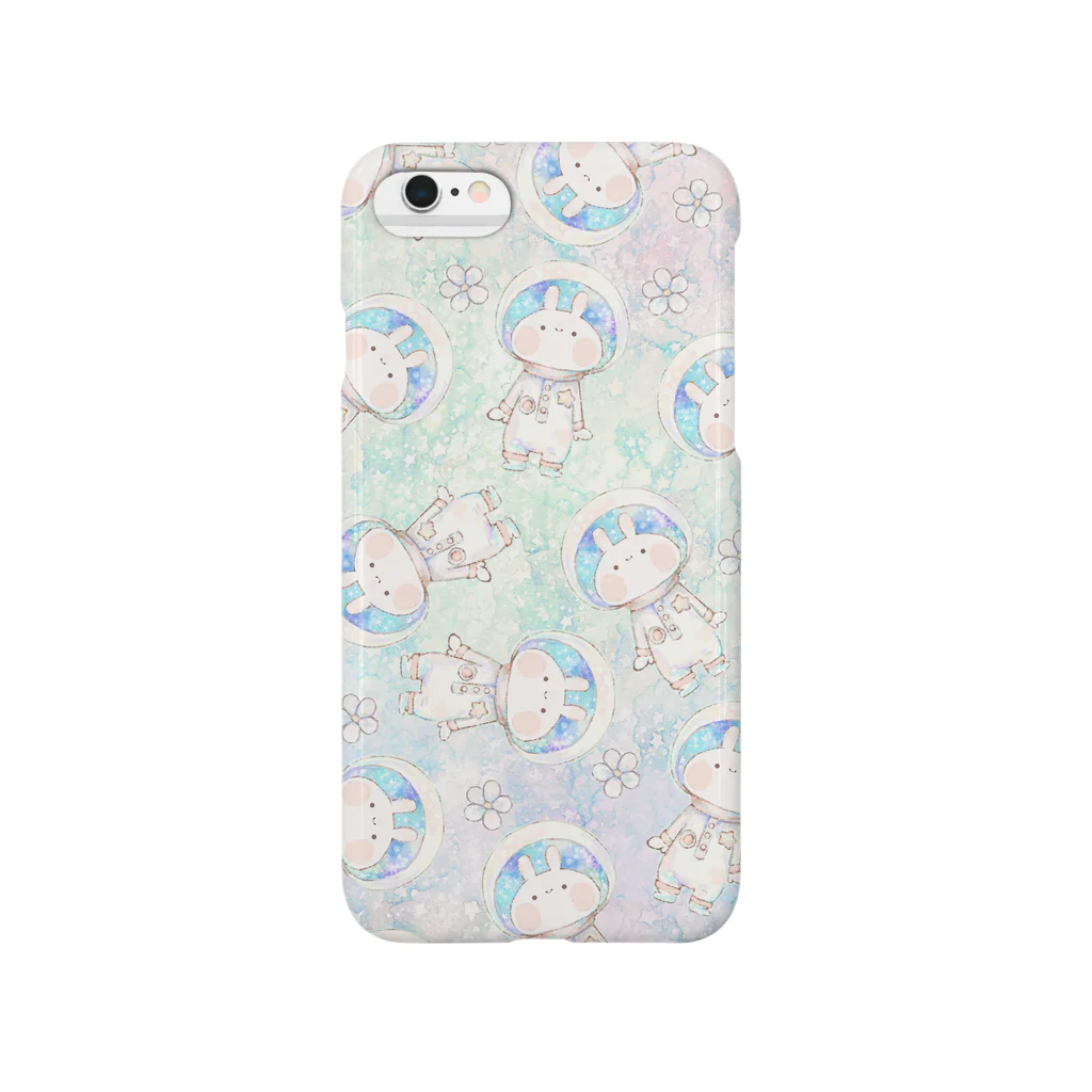 ＊momochy shop＊の宇宙うさぎ Smartphone Case