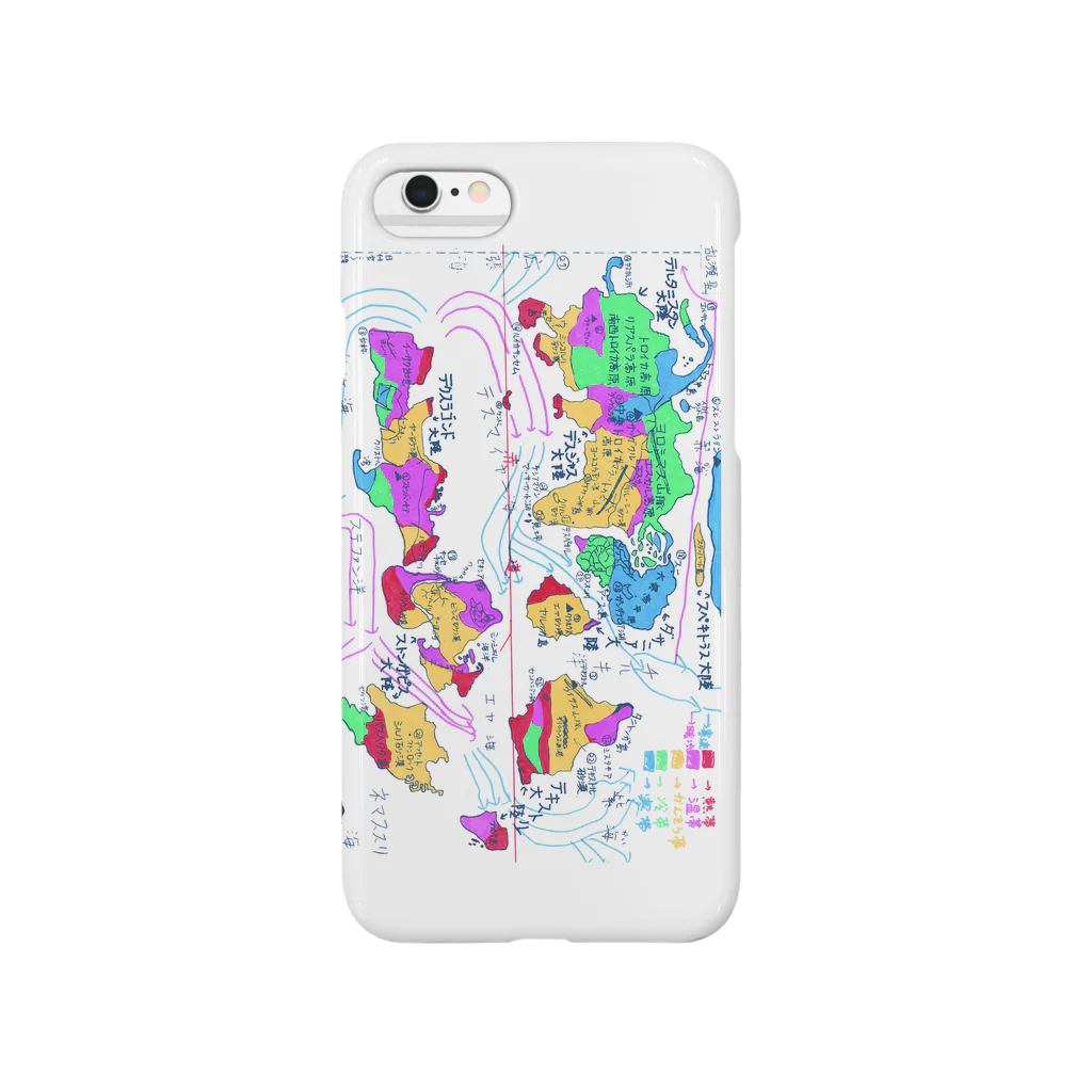 スビズンラ店の架空地図 Smartphone Case