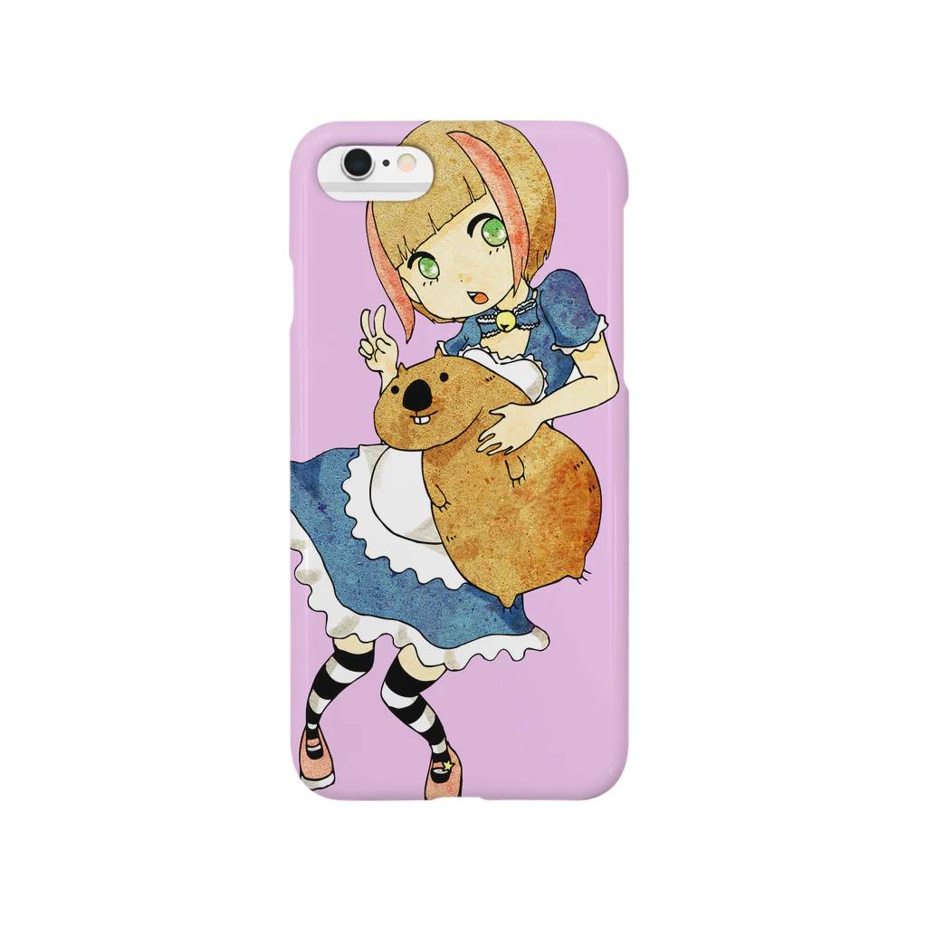 兎乃(との)のアイドルとウォンバット Smartphone Case