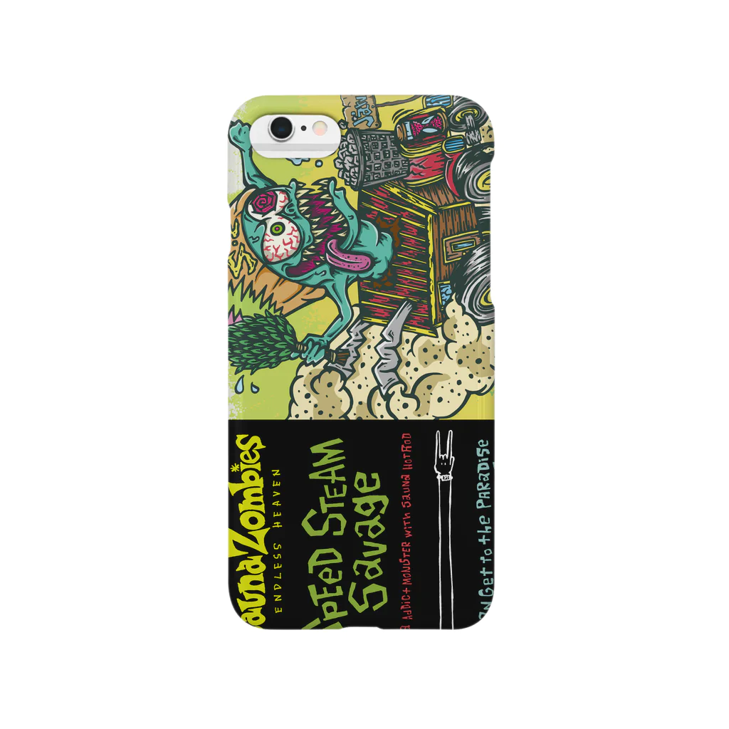 SAUNA ZOMBIESのSAUNA ZOMBIES-Weird Sauna Monsters スマホケース- Smartphone Case