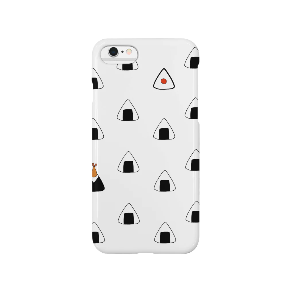 おもちのおにぎり（うめぼしと天むすもいるよ） Smartphone Case