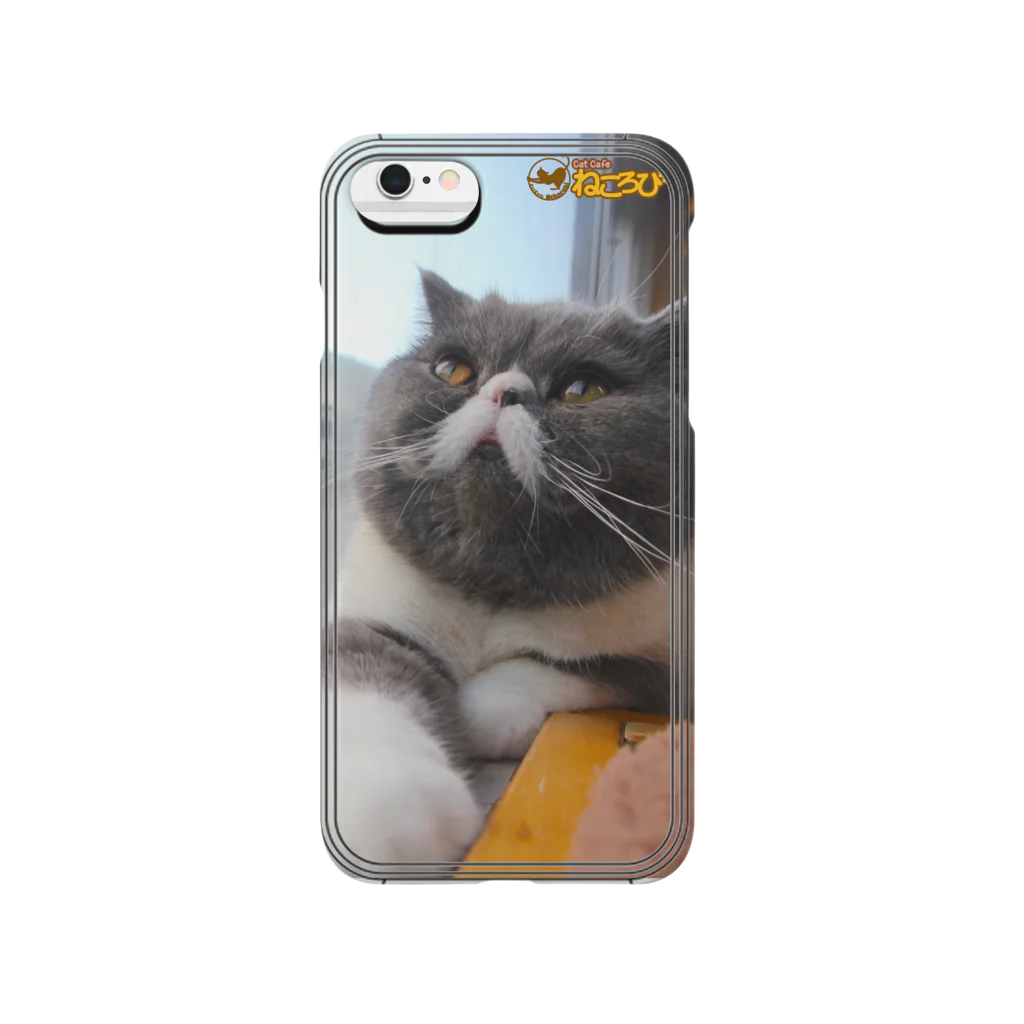 Cat Cafe ねころびのふくもりiPhoneケース スマホケース