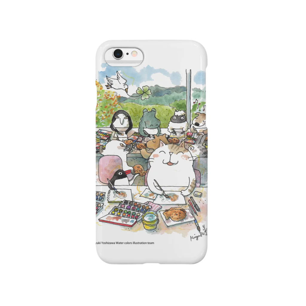 吉沢深雪の水彩イラストDiary Smartphone Case