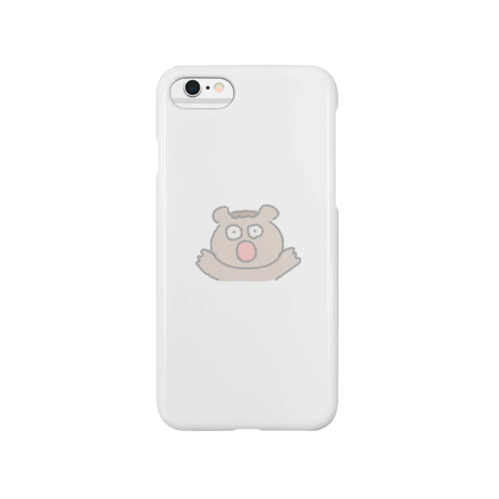 ushikosanのびっくりくまくん Smartphone Case