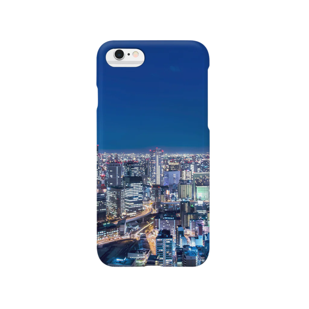 ハリネズミの梅田の夜景 Smartphone Case