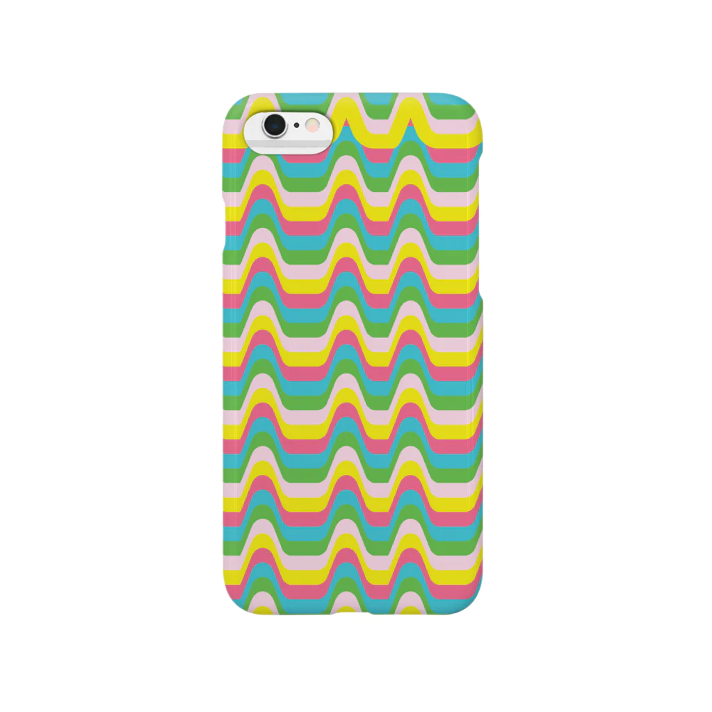 aco△toomuchのborder柄 Smartphone Case