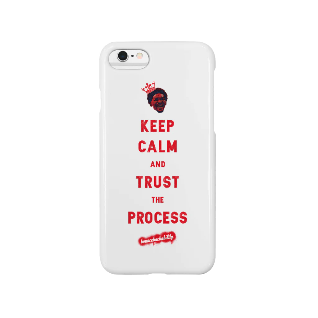 BounceBackAbilityのTRUST THE PROCESS -red- スマホケース