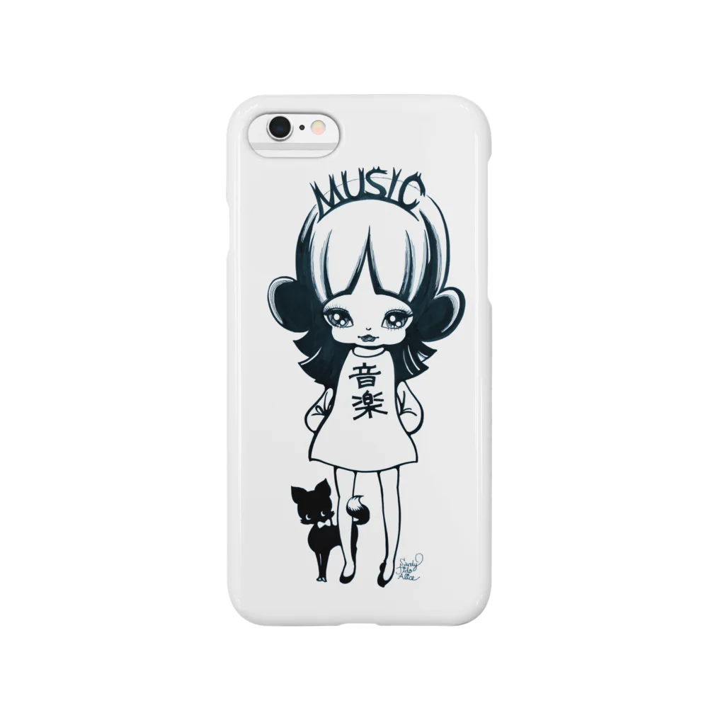 ShikaNiwa.Sandy.Jido.S.Alice.Ori.S.のmusic girl Smartphone Case