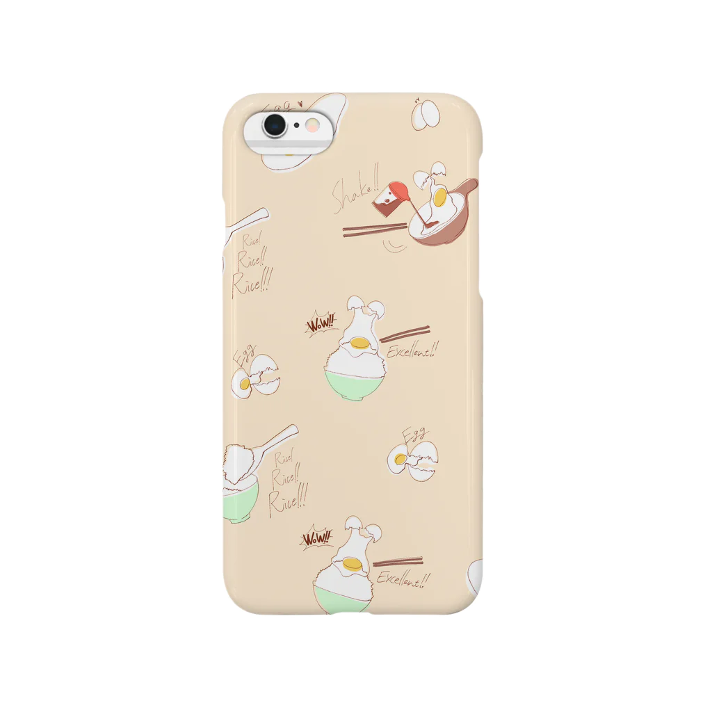 EGG MORE!!のTAMAGOKAKEGOHAN Smartphone Case