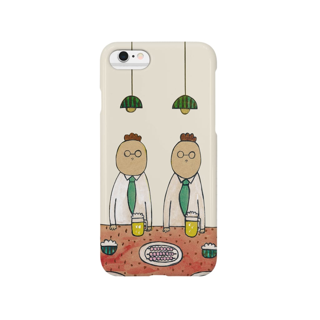 100galleryのすいか食堂　夜の7時 Smartphone Case