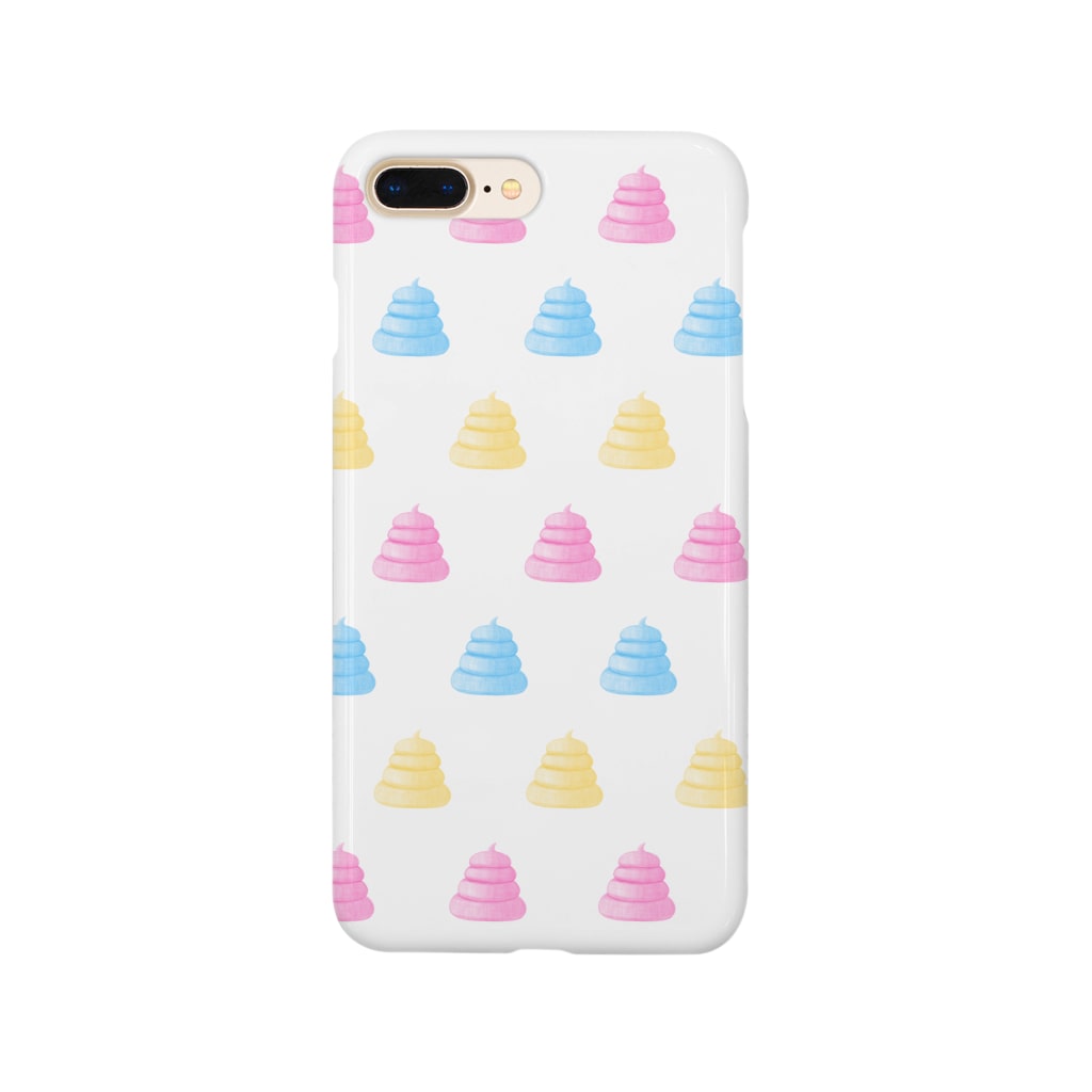 夢かわいいうんこ柄グッズ Smartphone Cases Iphone By お嬢 Unk Nown Suzuri