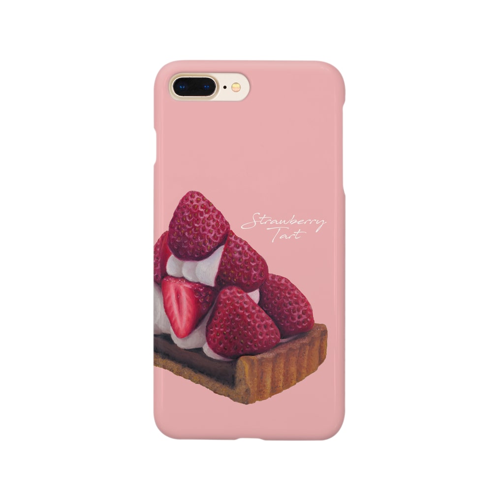 ストロベリータルトのスマホケース ピンク Smartphone Cases Iphone By Yuigraphic Yuiyui4 Suzuri