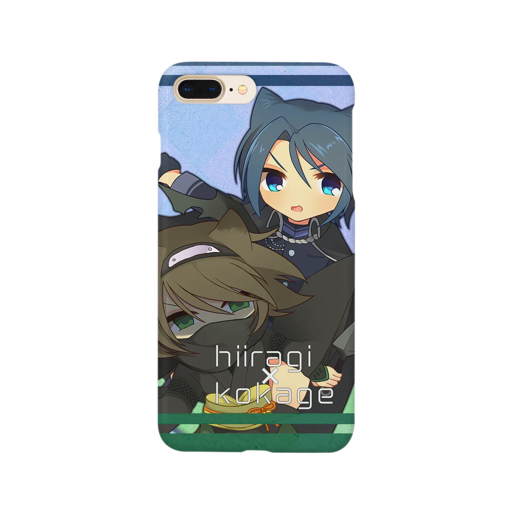 childrop's / ランドセルを背負ったねこのヒイラギ＆コカゲ ver. Smartphone Case