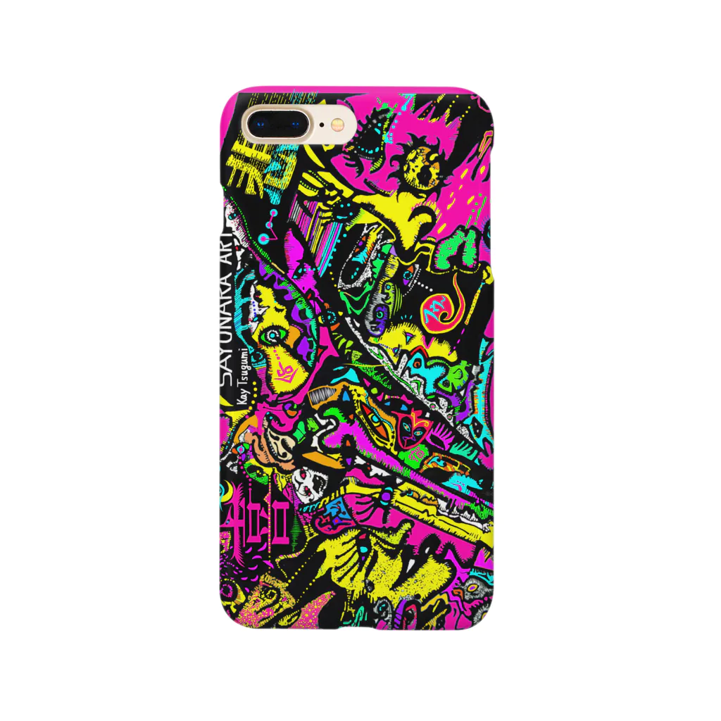 継未 継 Kay TsugumiのSAYONARA ART Smartphone Case