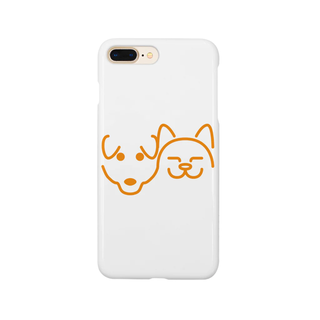 nestori shopの犬と猫 Smartphone Case