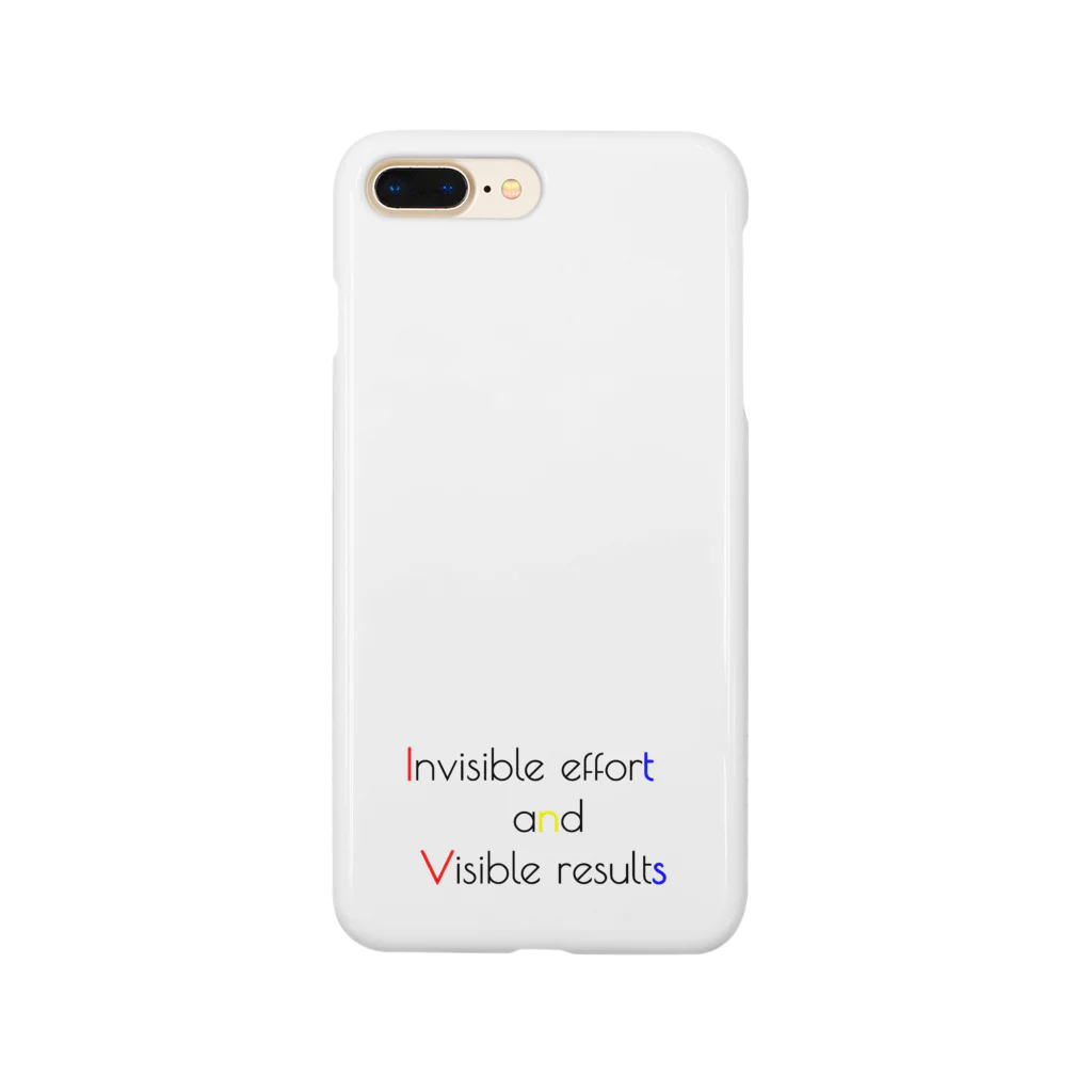 かもラグのラクかものInvisible effort and visible result Smartphone Case