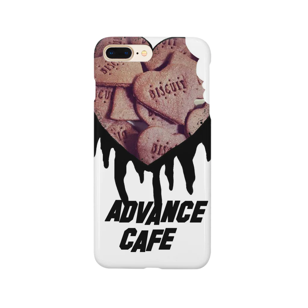 Les Ailes Confiserie SUZURI支店のAdvance cafe × ailes  スマホケース