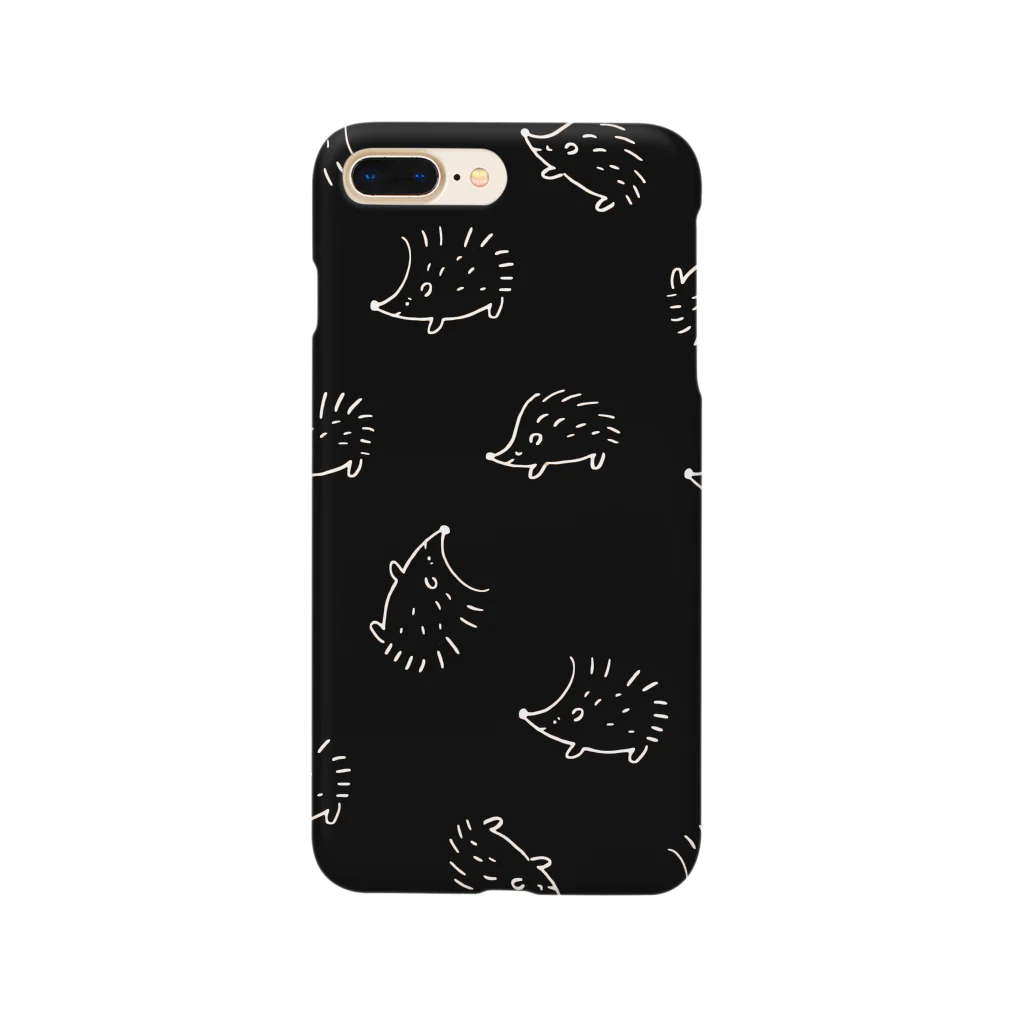 スズキアンナ のはりねずみず＿黒 Smartphone Case