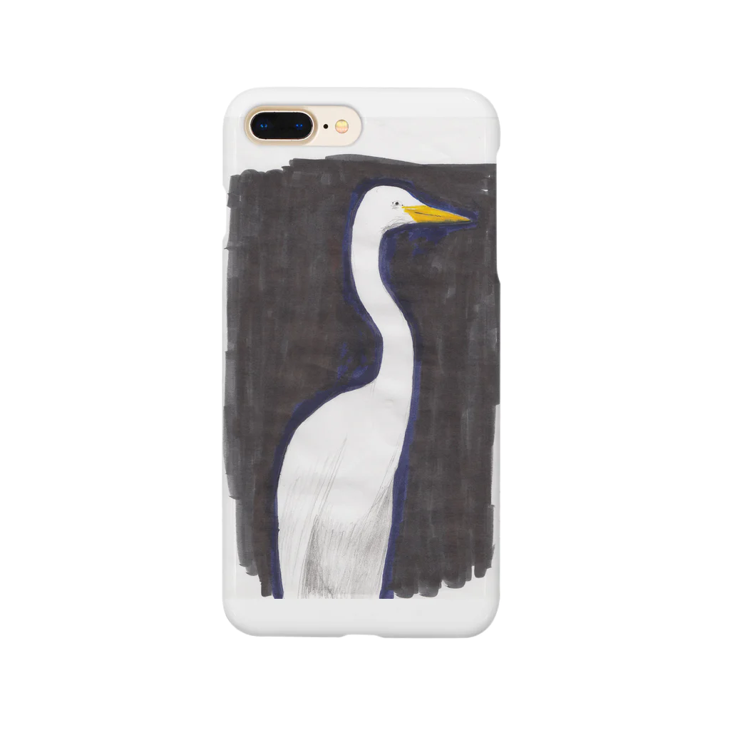 Ken-Chung's Arts Shopのサギ01 Smartphone Case