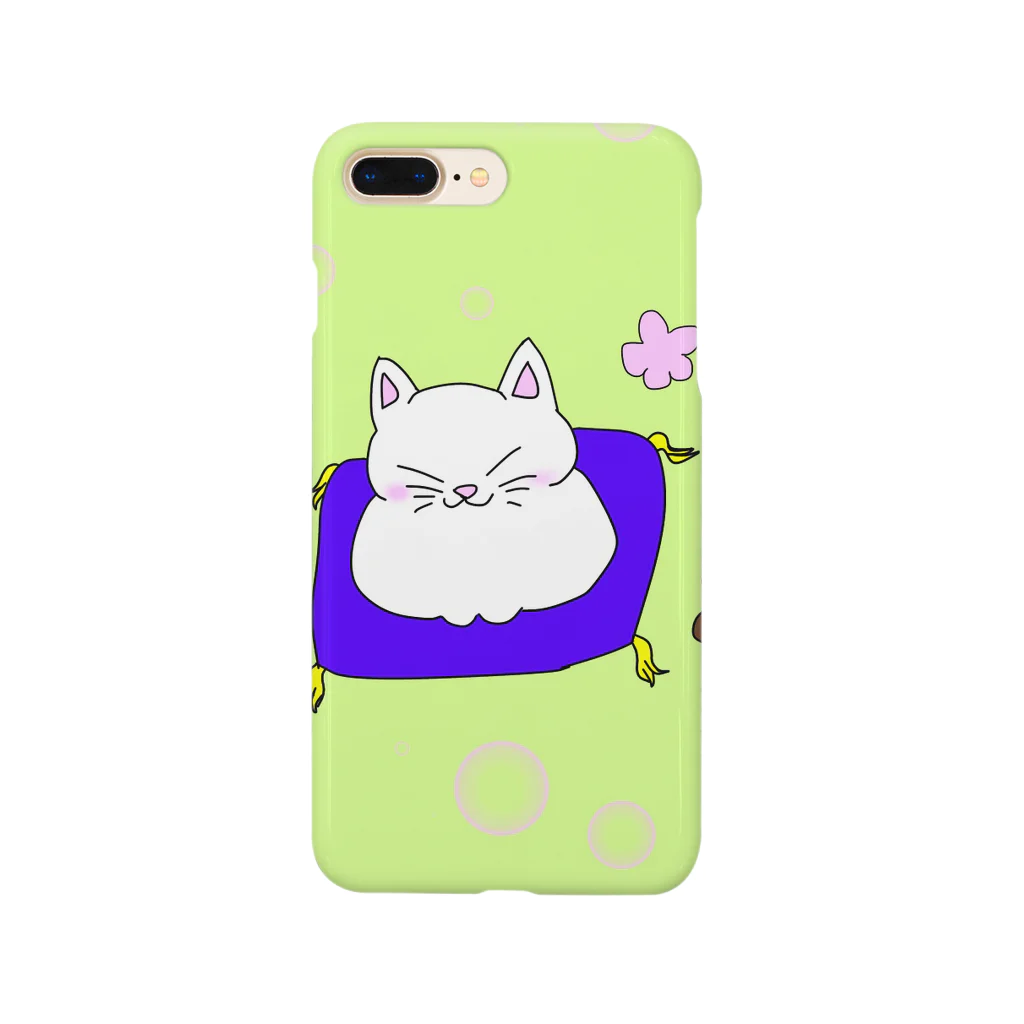 @FREEDOMのまったり白猫 Smartphone Case