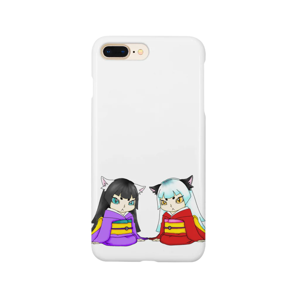 A-Katzelの双子ノ猫娘 Smartphone Case