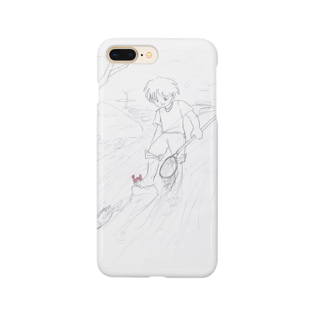 海洋生物KAWAIIの川遊び Smartphone Case