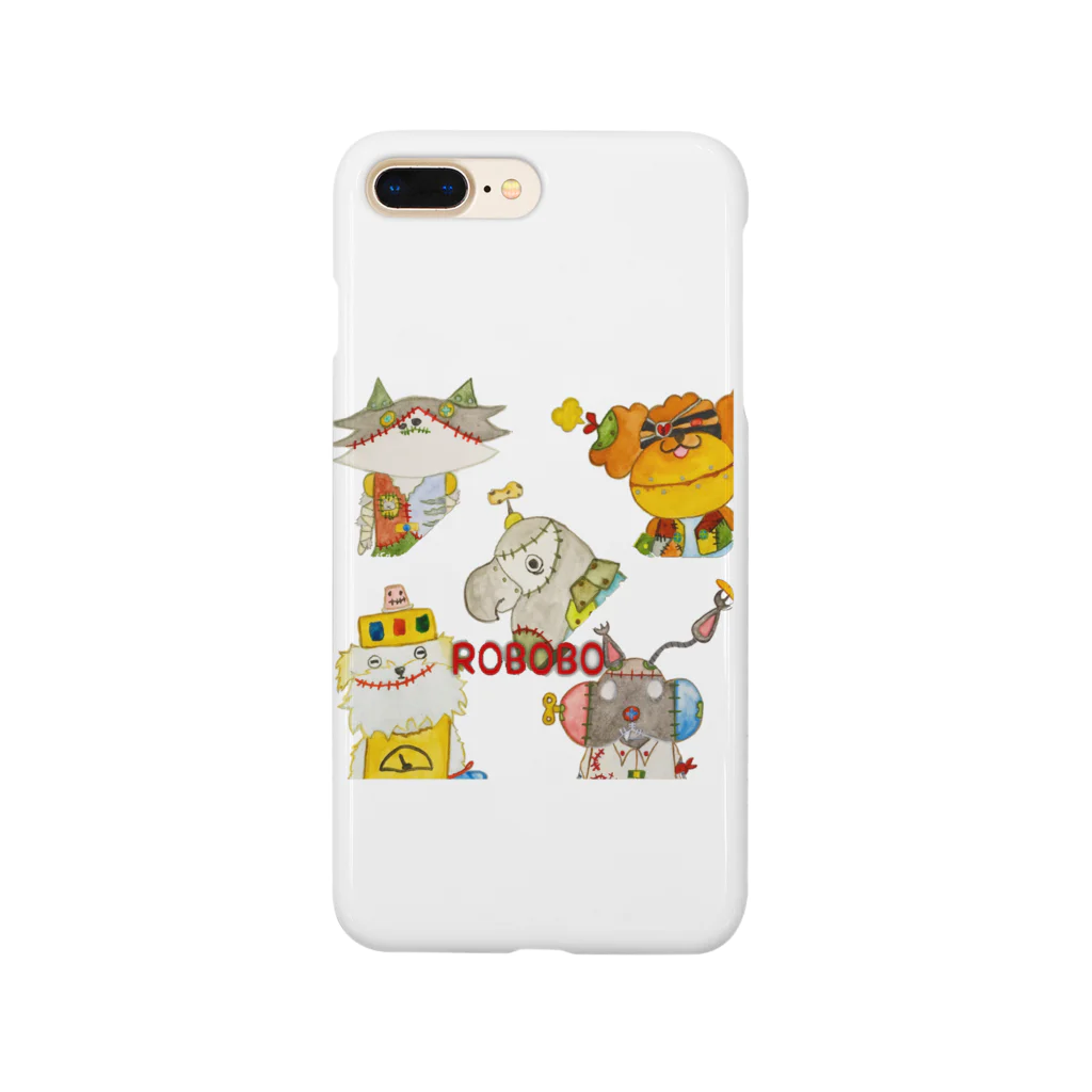 ねこぜや のROBOBO「CDジャケット風」 Smartphone Case