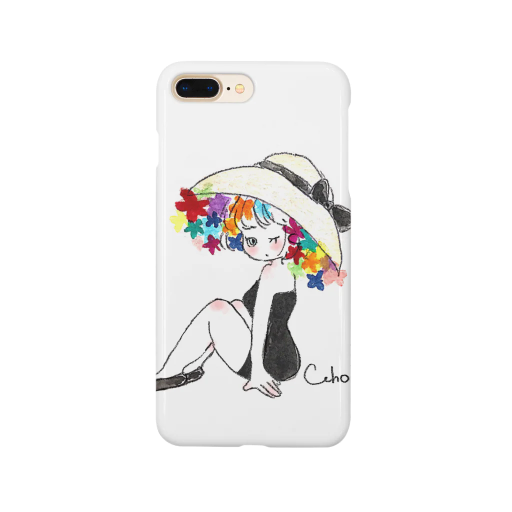 Cahoの帽子の女の子 Smartphone Case