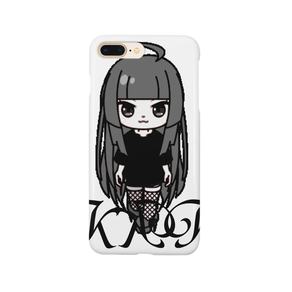 きくこショップのきくこモノクロシリーズ Smartphone Case