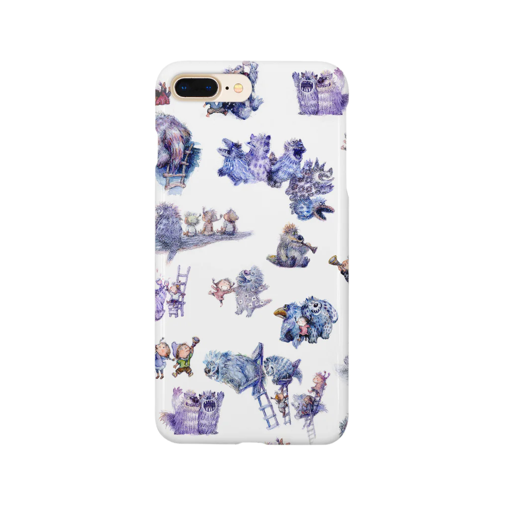 teppen_gorillaのてっぺんのおへやスマホケース【怪獣たち】 Smartphone Case