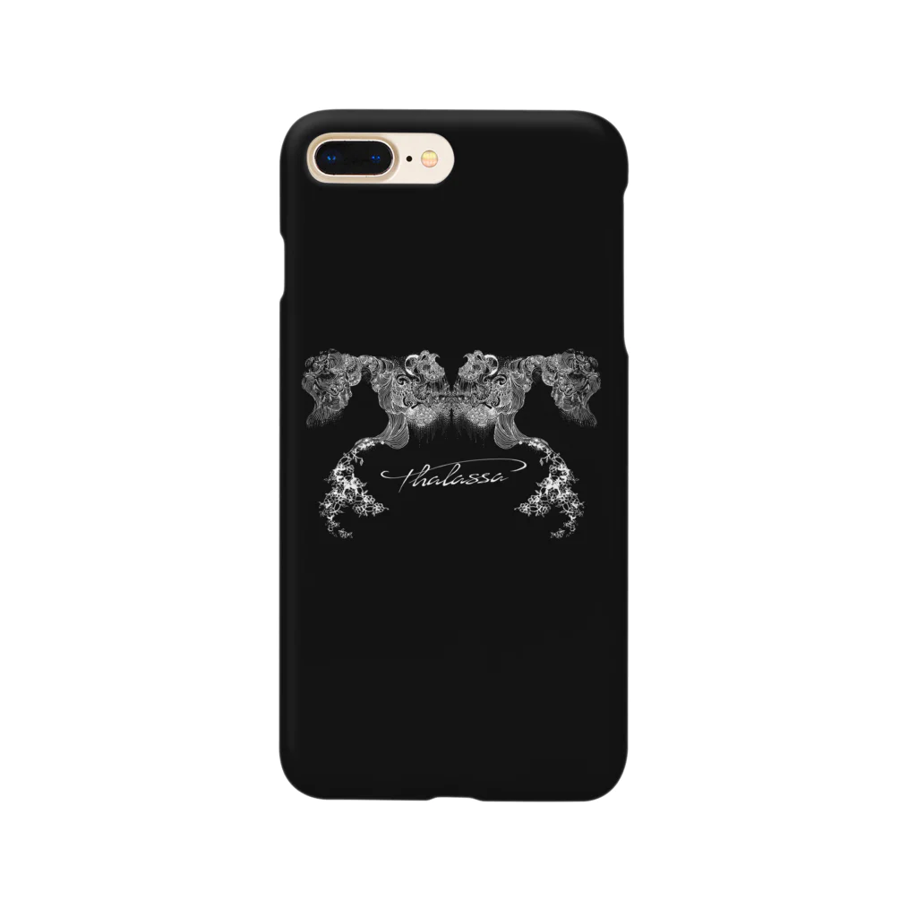 Thalassaの【Black Thalassa Rocaille】 Smartphone Case