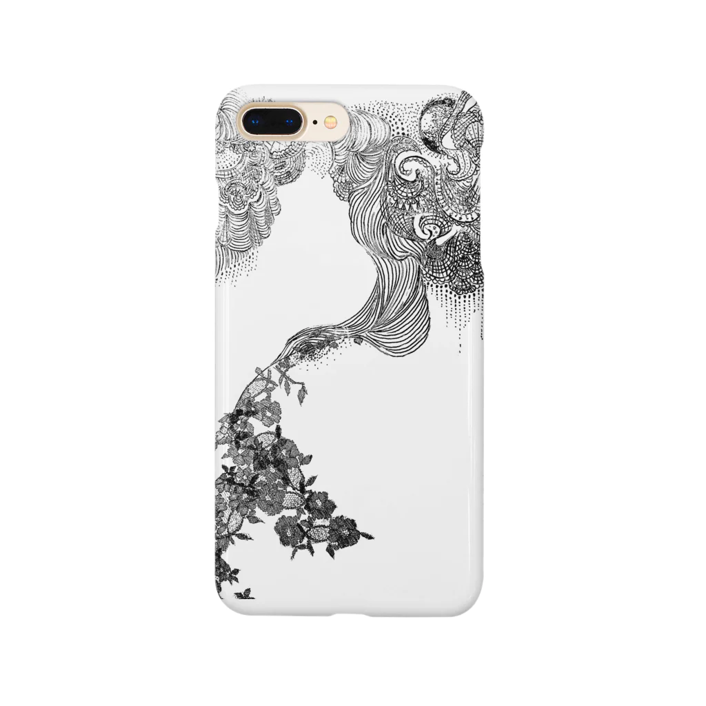 Thalassaの【Romantic Rocaille】 Smartphone Case