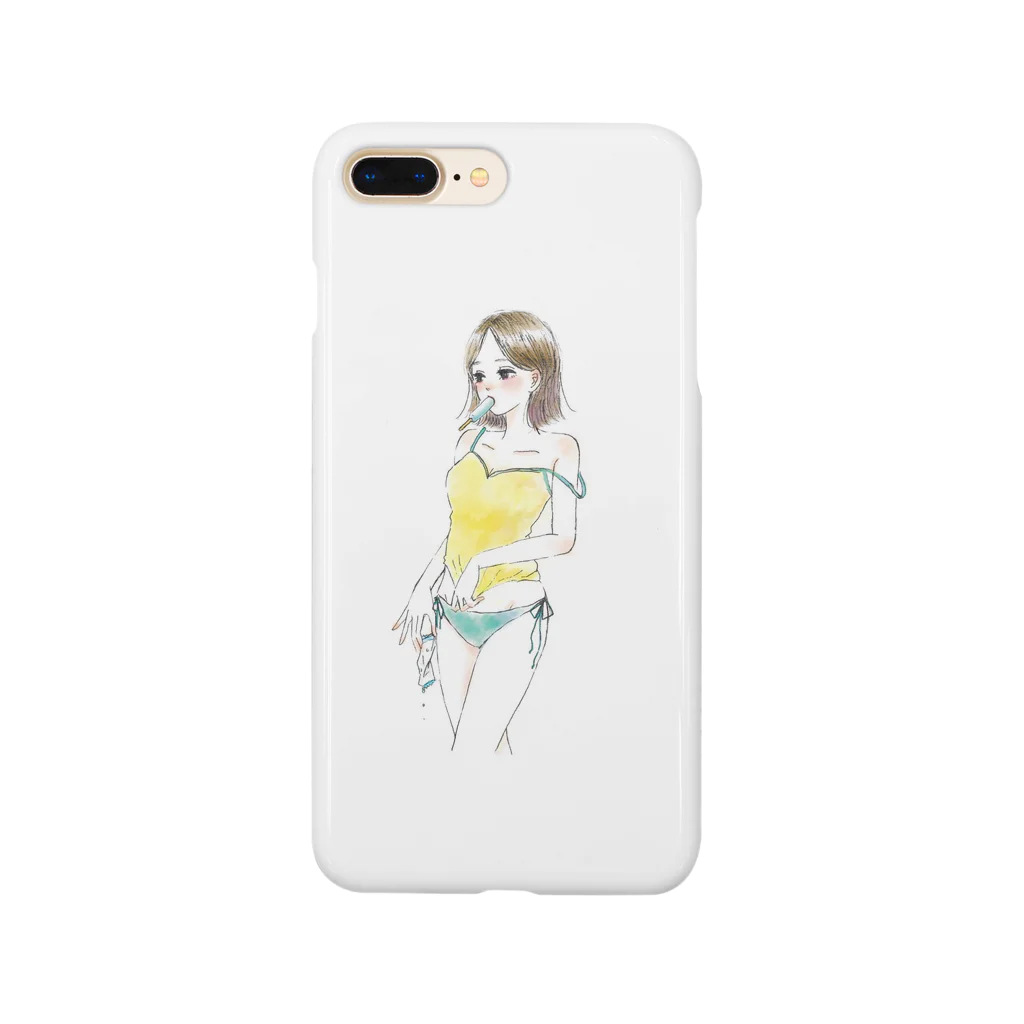 少女図鑑のyurisan  natu Smartphone Case