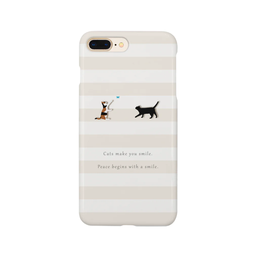 Jioperu's shopのみけとクロの日常 Smartphone Case