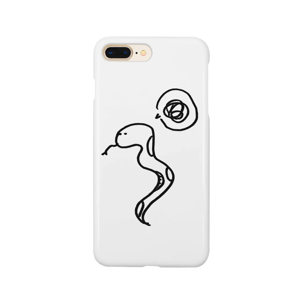 popopo＊ shopのにょろにょろ Smartphone Case