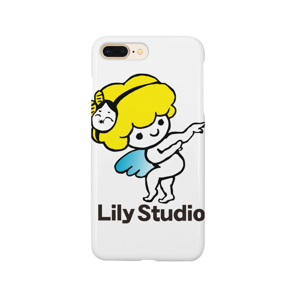 LILY STUDIOの招福の舞チーズ天使 スマホケース